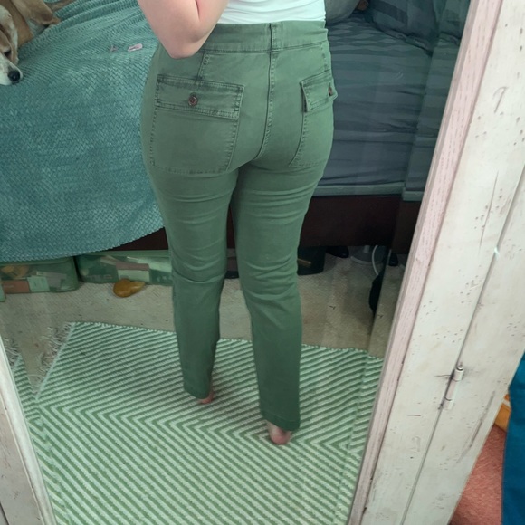 J Crew Army Green pants - Picture 8 of 15